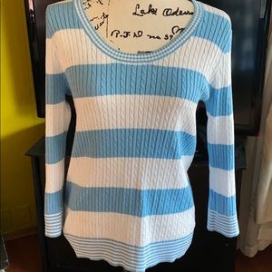 Jeanne Pierre cotton sweater NWOT